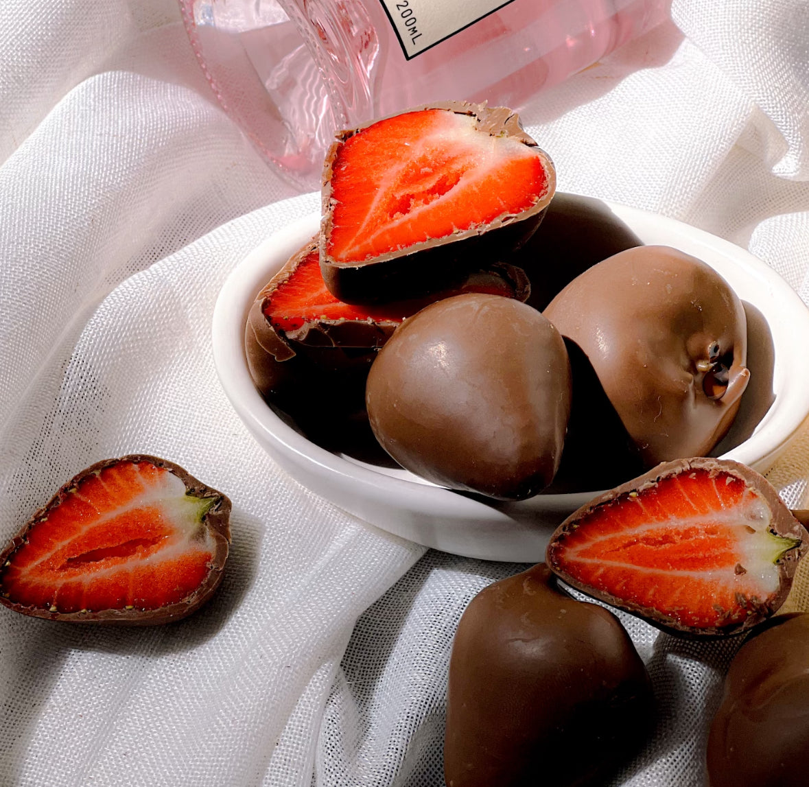 CHOCOLATE COATED STRAWBERRIES